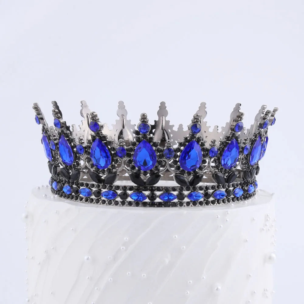 Beautiful Crystal Crown Cake Topper for Girl's Birthday Party Decoration