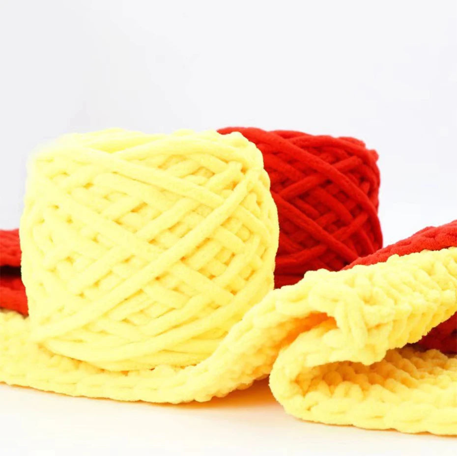 QJH Chunky Blanket Knitting Yarn for Cozy Throws and Pillows