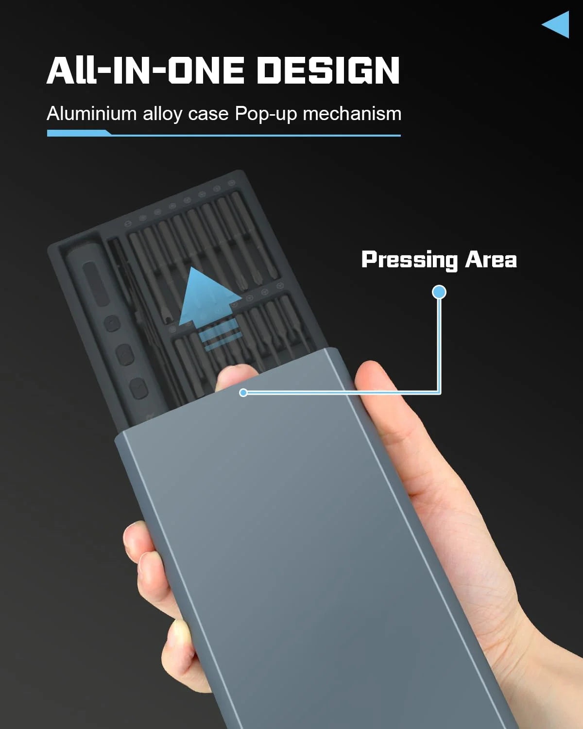 68-in-1 Precision Electric Screwdriver Set with 64 Bits and 5 Torque Settings for iPhone Watch Camera PC