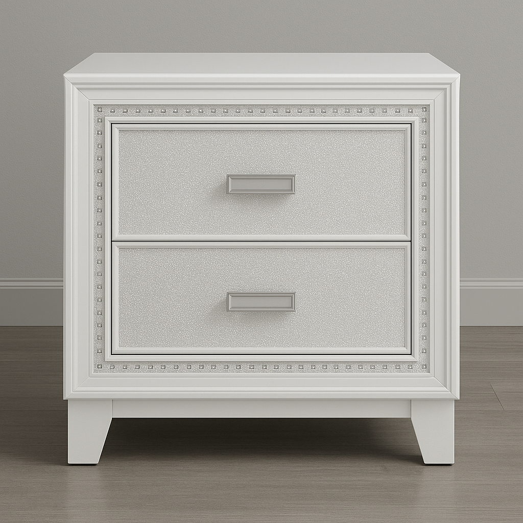 Seoul Queen Size (4-Piece) Bedroom Set - White