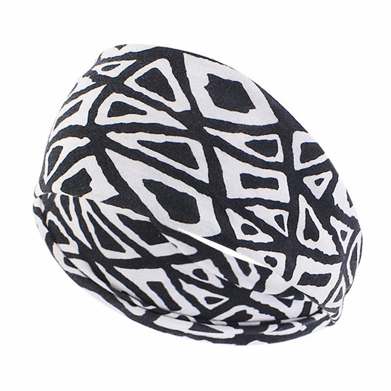 Headbands For Women Solid Color Elastic Wide Turban Headwrap Yoga Makeup Hair Accessories