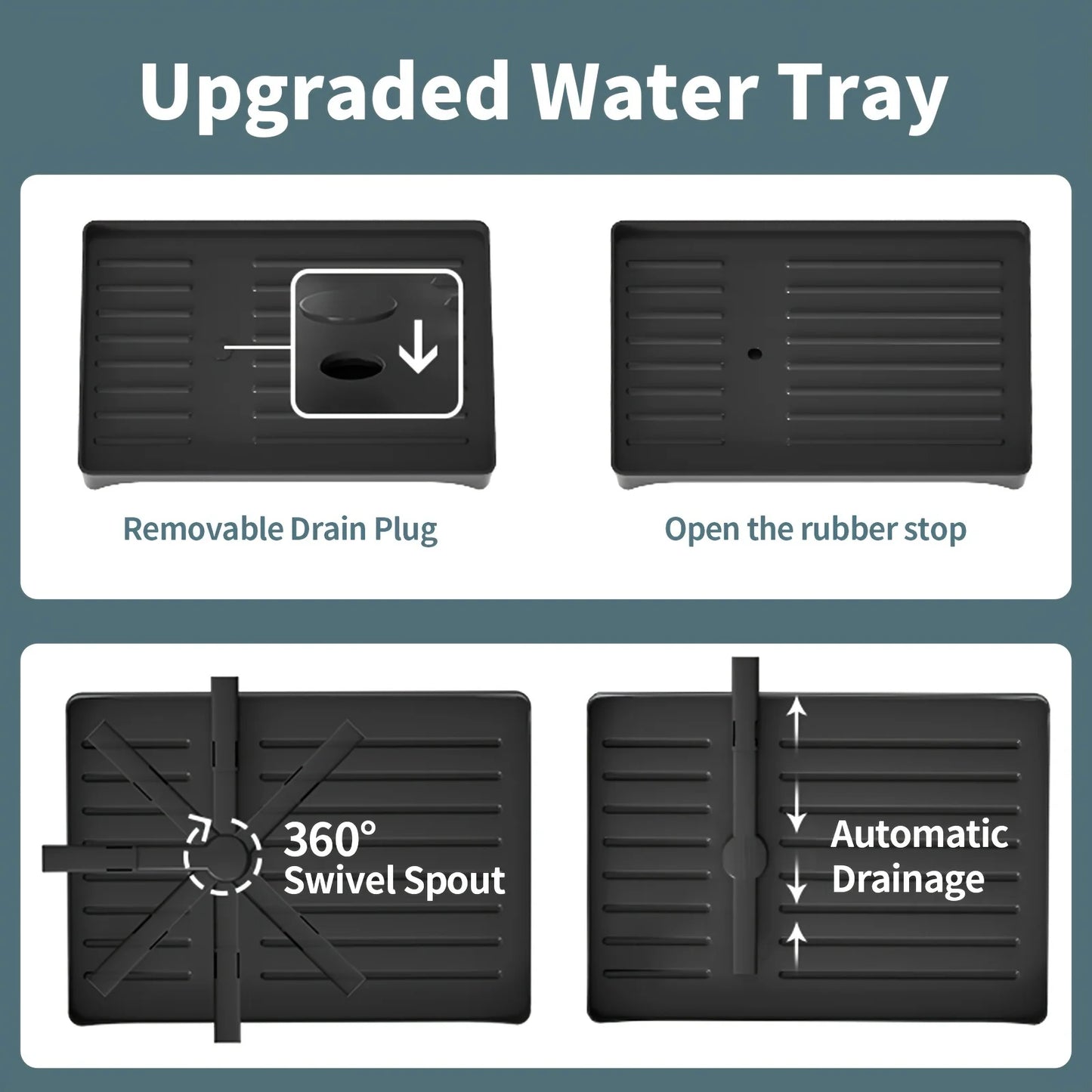 2 Tier Large Stainless Steel Dish Drying Rack with Drainboard for Kitchen Counter - Multifunctional Dish Drainer for Plates and Cups