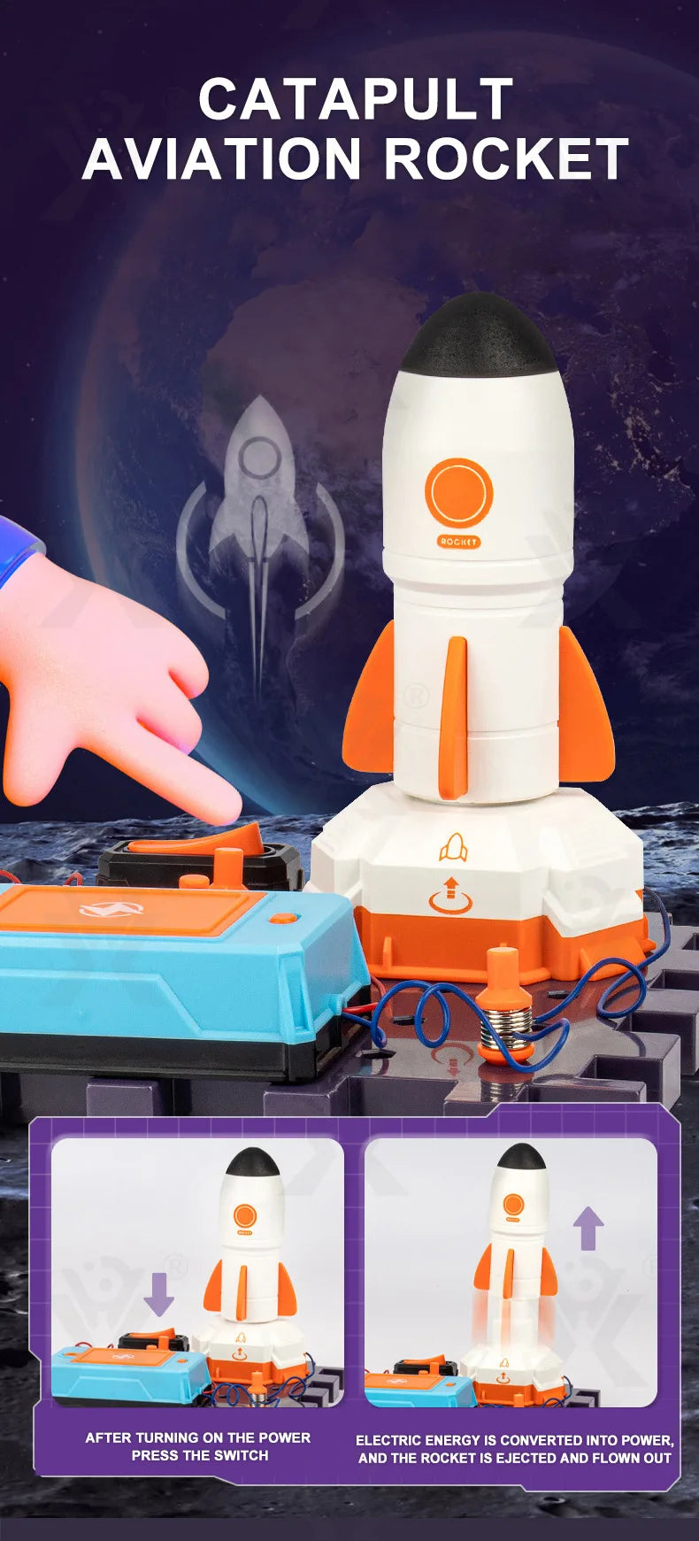 DIY Electronic Blocks Kit for Kids - Educational Science Toy for Ages 6 to 12 - Circuit Building Exploration Set