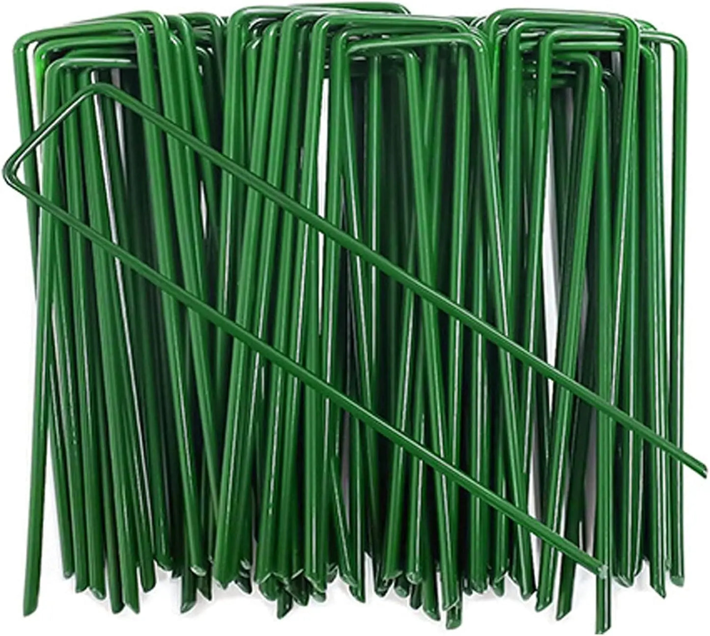 U Type Heavy Duty Garden Staples for Secure Lawn Barrier and Landscape Fabric Installation Galvanized Steel Sod Pins