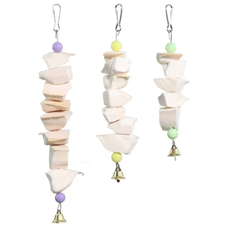 Pet Large Parrot Chewing Toy Cotton Rope Bite Bridge Bird Tearing Toys Cockatiels Training Hang Swings Birds Cage Supplies