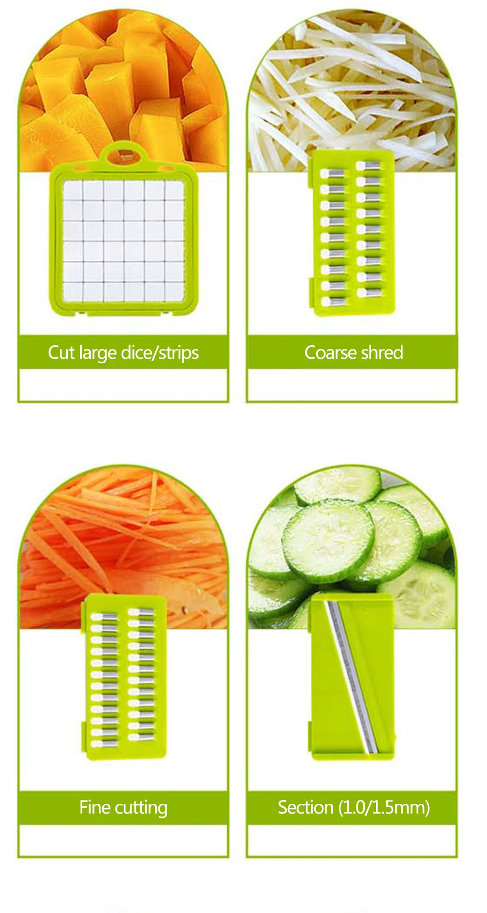 Vegetable Cutter Multifunctional Slicer Peeler Grater Tool