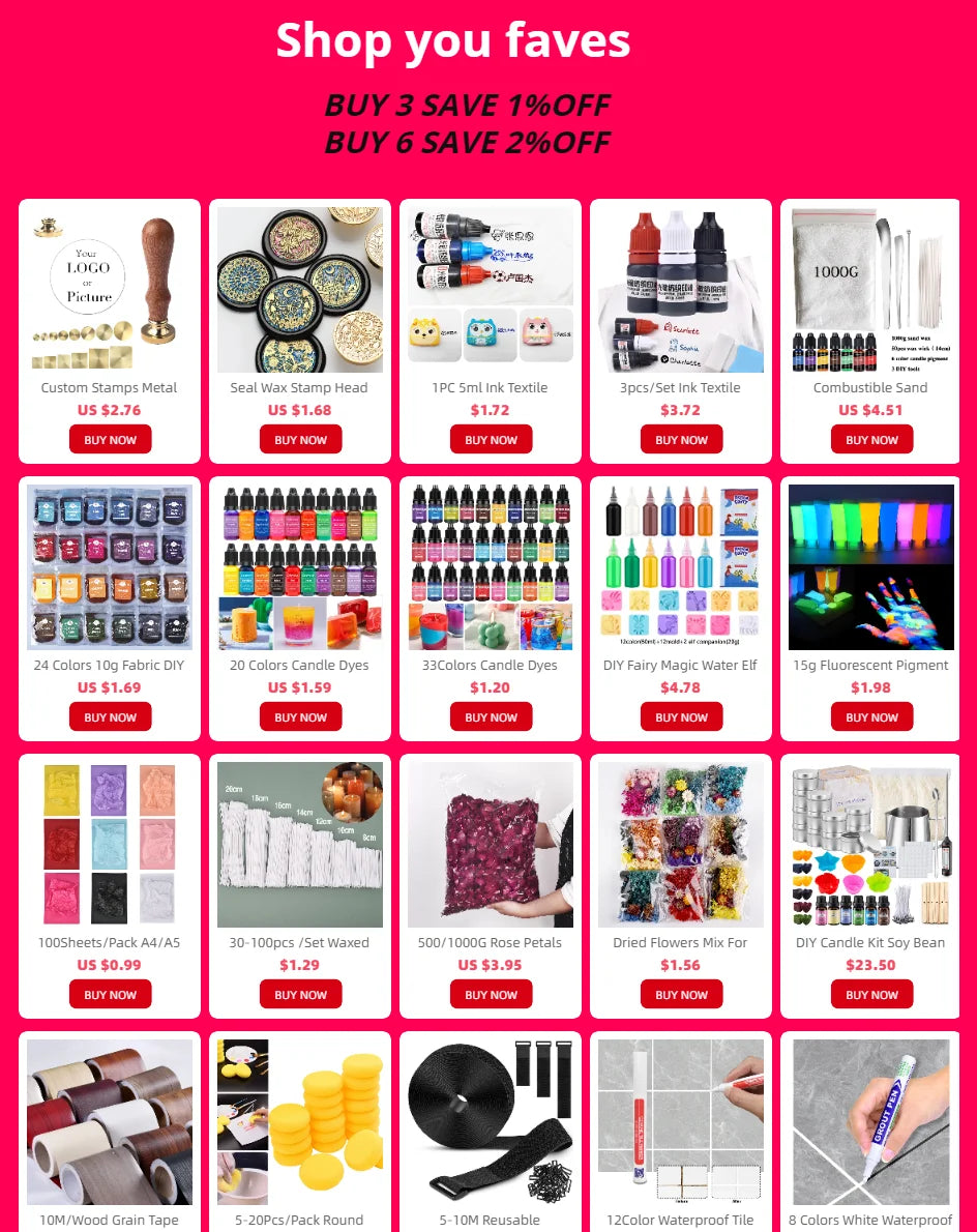 30-100Pcs Waxed Cotton Candle Wicks Set Smokeless DIY Supplies