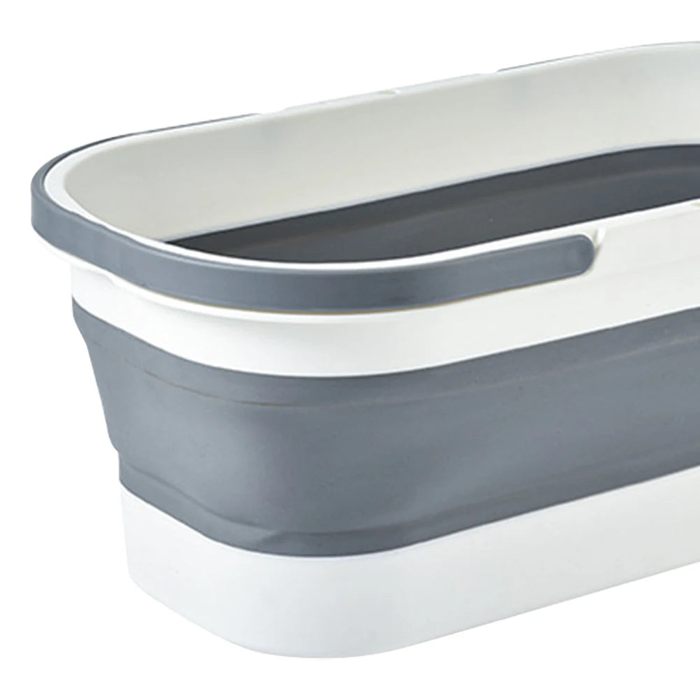 Foldable Mop Bucket Portable Wash Basin Large Capacity Dishpan for Kitchen and Bathroom Cleaning Space Saving Design