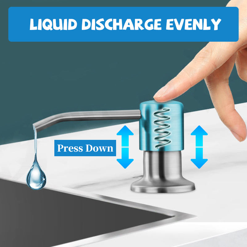 Stainless Steel Kitchen Sink Liquid Soap Dispenser Pump 500ML