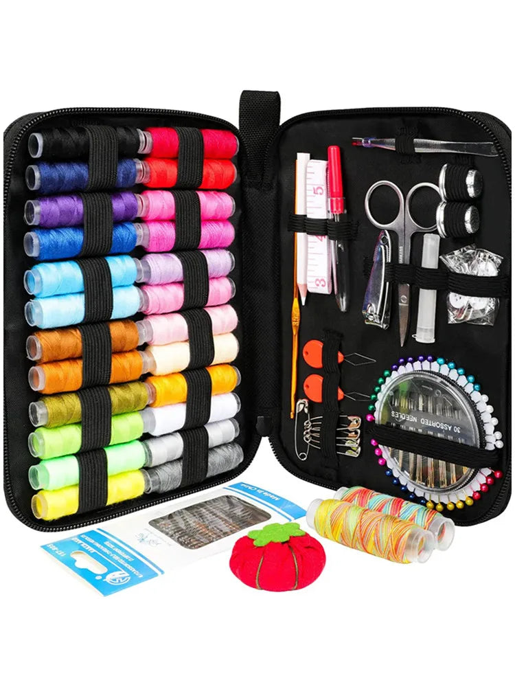 230 Piece Sewing Kit DIY Multi-Function Sewing Box Set for Hand Quilting Embroidery and Stitching Accessories