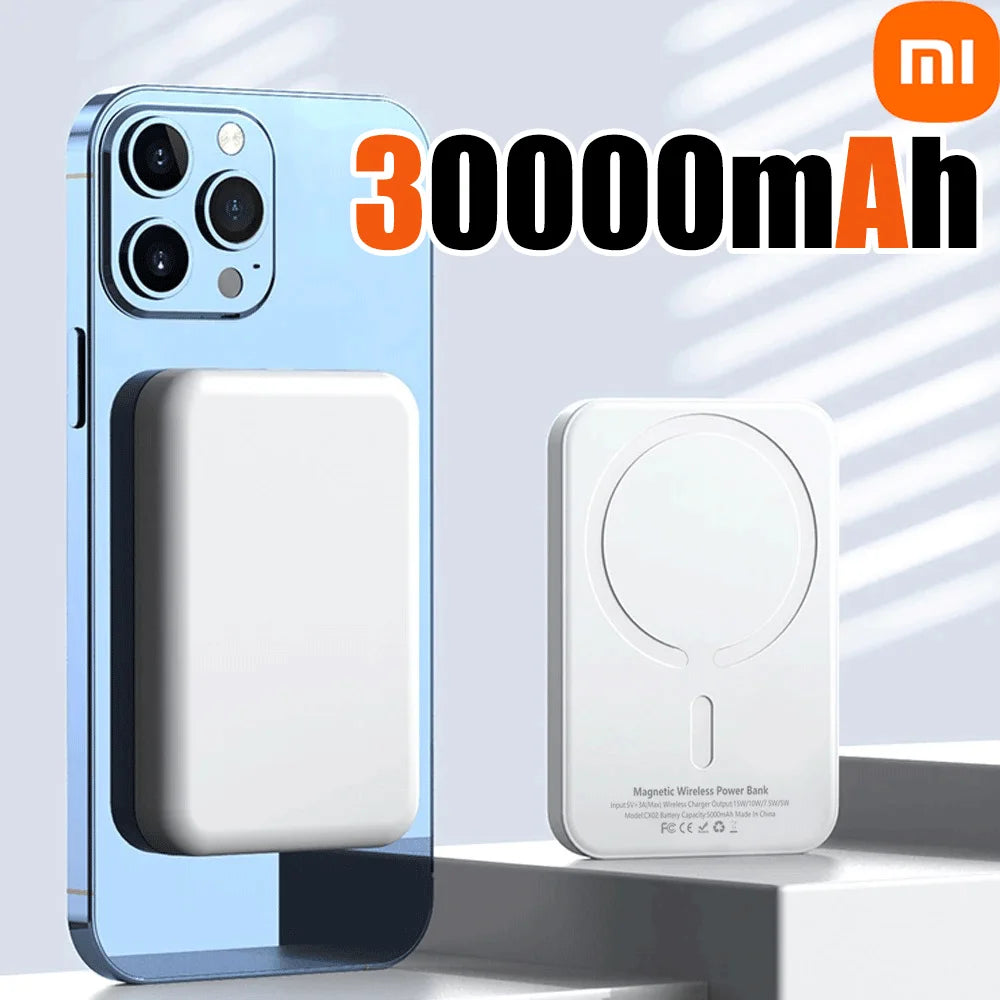 Xiaomi 500000mAh Magnetic Power Bank 25W Wireless Fast Charger Portable Large Capacity for Magsafe Powerbank for iPhone Samsung