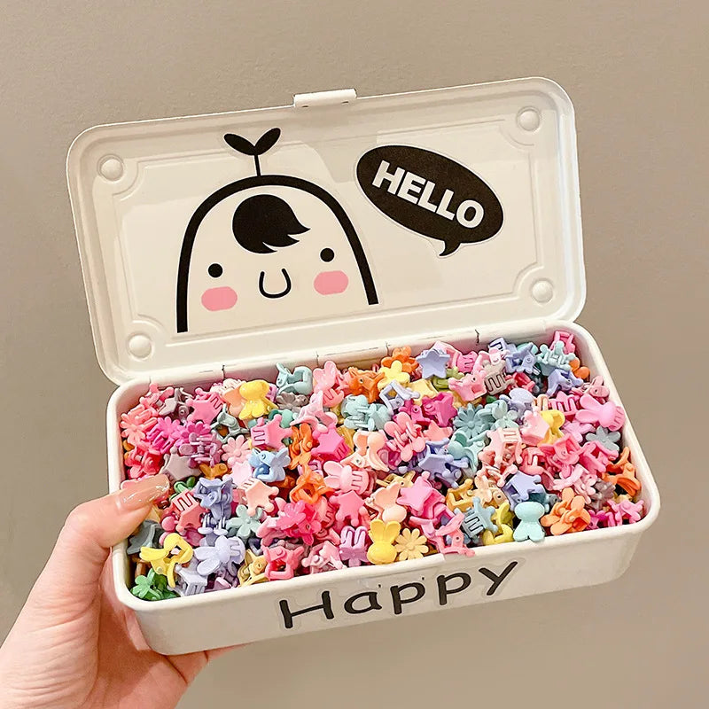 20Pcs Lot Girls Hair Accessories Mini Flower Hair Clips