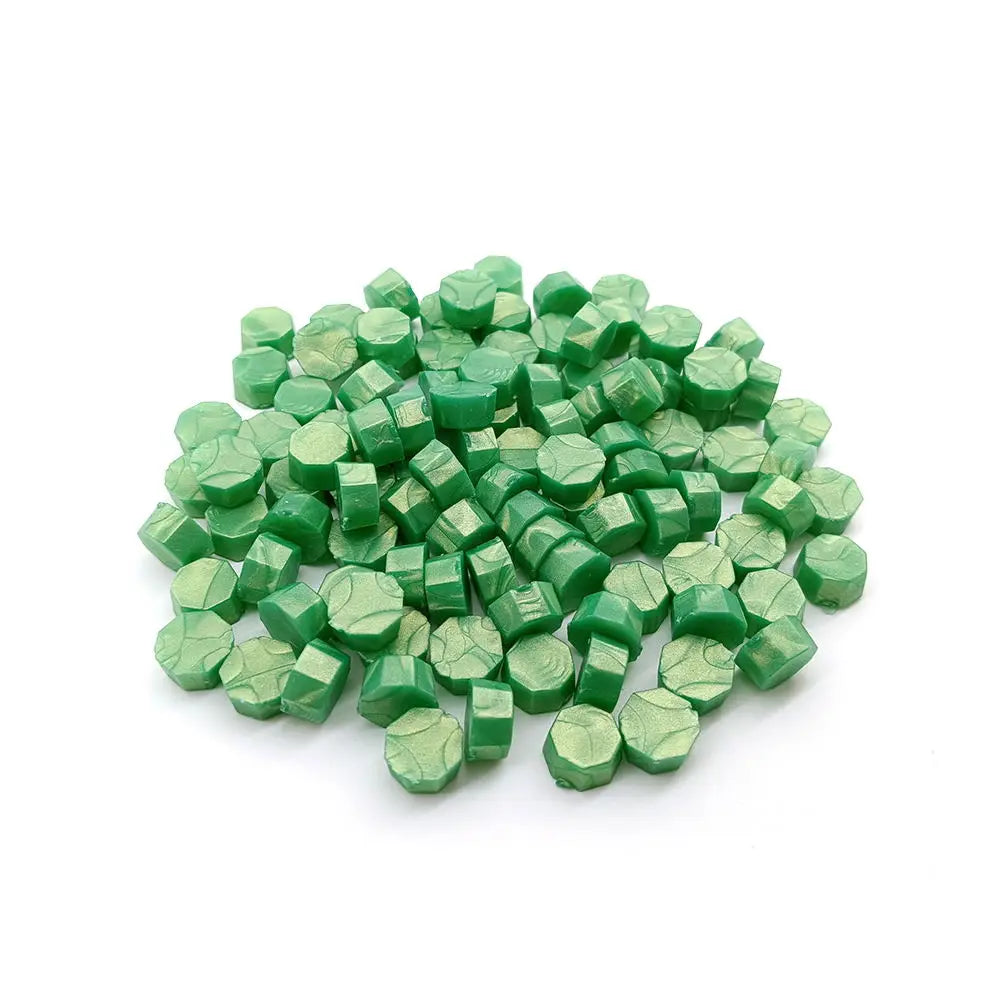 100pcs Colorful Metallic Golden Sealing Wax Beads for DIY Gifts and Invitations