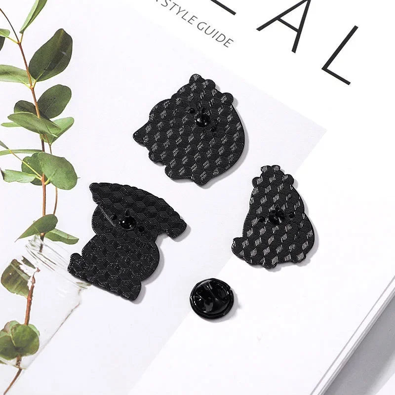 Elviragirl 1Pcs Cute Cartoon Capybara Enamel Brooch Pin