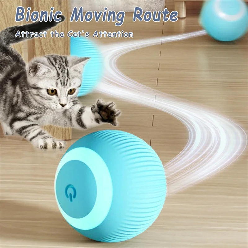 Smart Dog Toy Ball Electronic Interactive Pet Toy USB Moving Ball