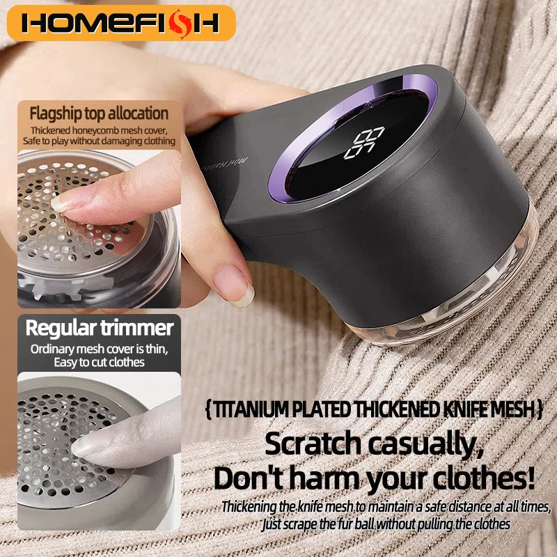 Lint Remover USB Charging Electric Pellet Machine High-Speed Portable Clothes Lint Trimmer