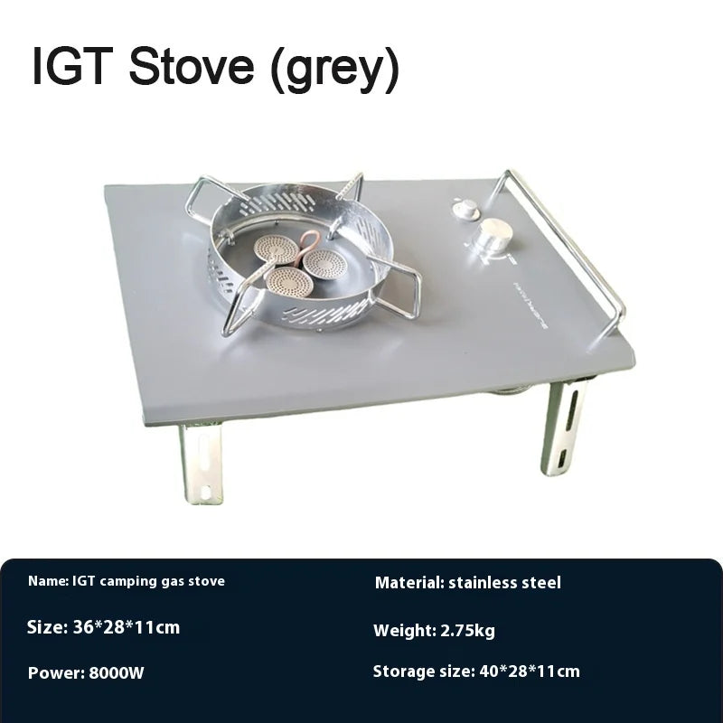 Lohascamping Camping Table IGT Folding Adjustable BBQ Table