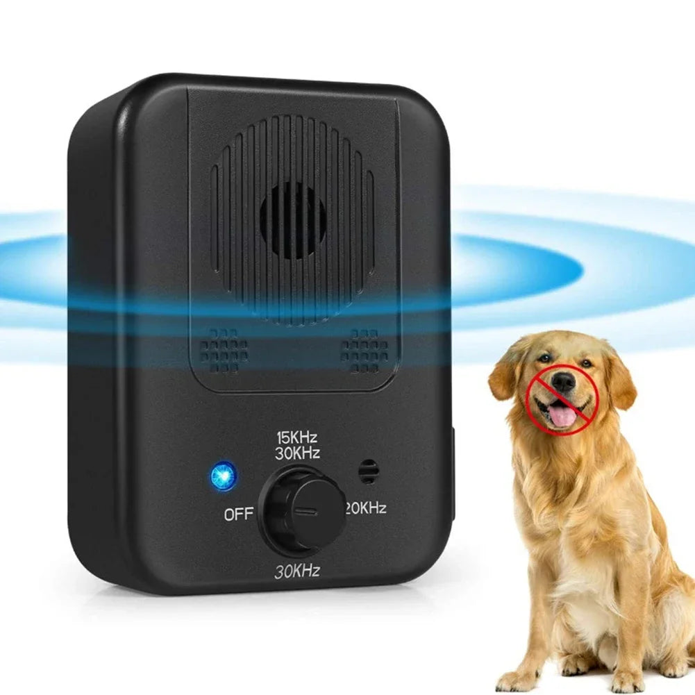 Electric Dog Bark Stopper Ultrasonic Pet Repeller Device