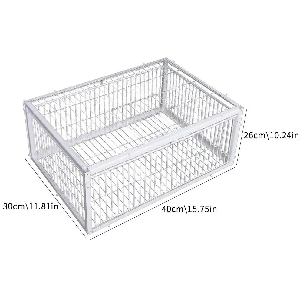 Auto Trap Bird Cage Rabbit Cage Mouse Cage Entry Only No Exit Thickened Encrypted Automatic Pigeon Collecting Pigeon Bird Cage