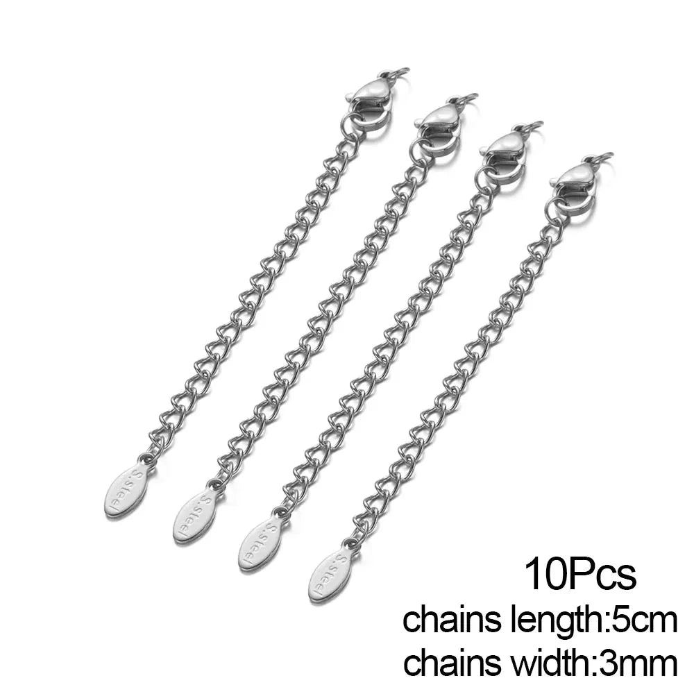 Stainless Steel Lobster Clasps Connector for DIY Jewelry Making