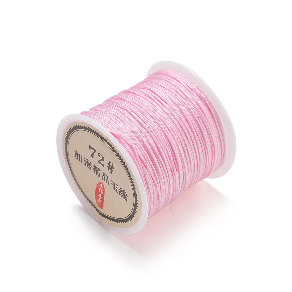 10/50M 0.8mm Nylon Thread Cord for DIY Jewelry Making