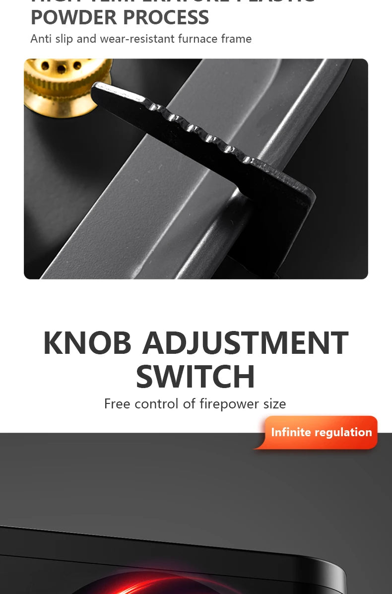 BISINNA Camping Gas Stove 5800W Portable Burner for Outdoor Trekking