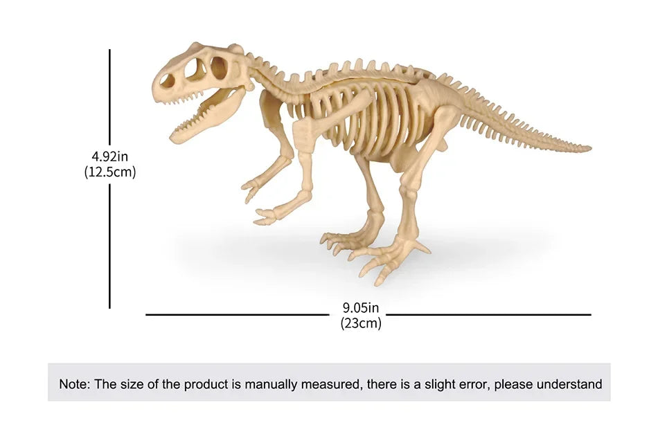 Dinosaur Fossil Excavation Kit for Kids Educational Archaeological Digging Adventure with Realistic Skeleton Models Perfect Gift for Boys and Girls