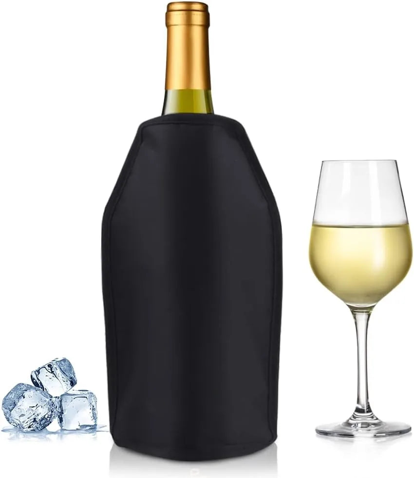 Wine Cooling Ice Bag – Portable Jelly Sleeve for Bottles & Cans, Ideal for Picnics & Parties