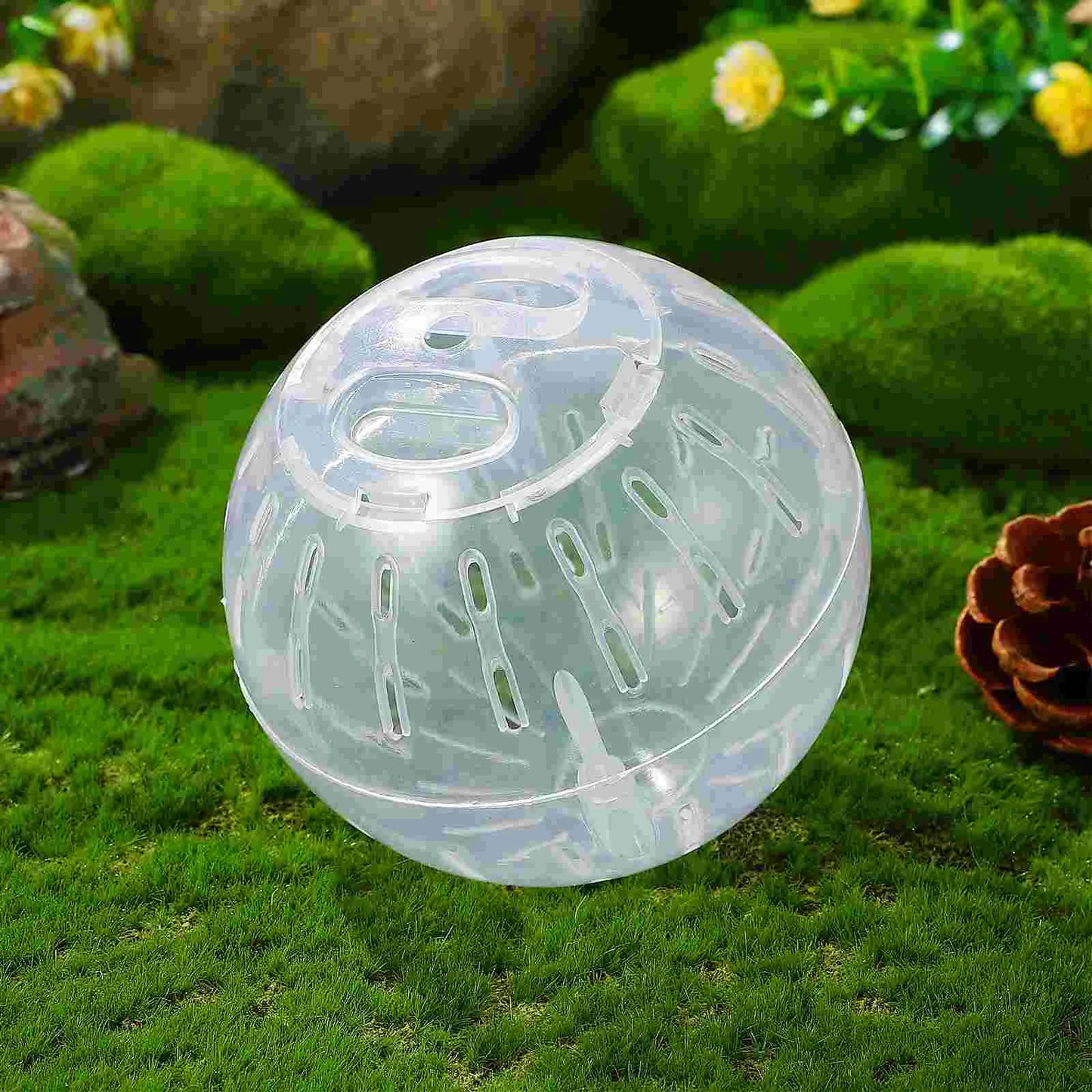 Mini Rolling Ball Toy Hamster Balls Detachable Dwarf Hamster Exercise Balls Sturdy Small Pet Supplies Clear Hamster Running