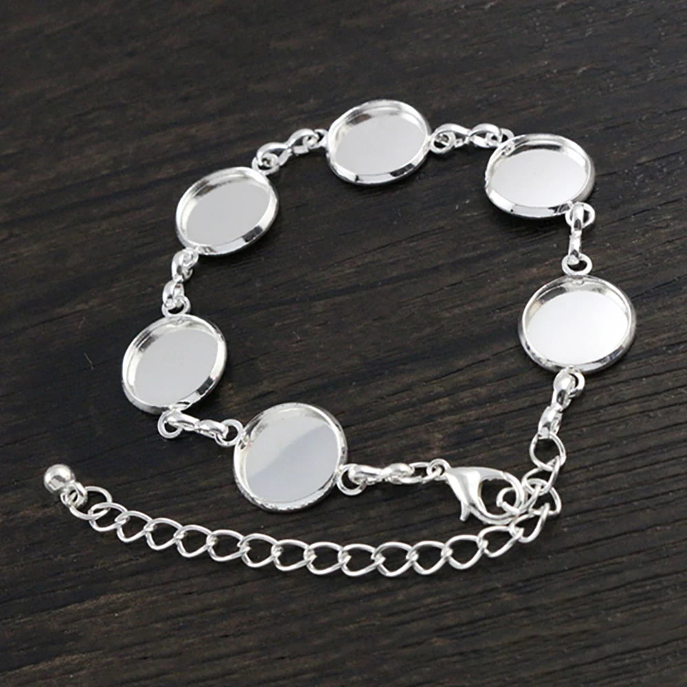 New High Quality 2pcs 12mm Cameo Bangle Bracelet Set