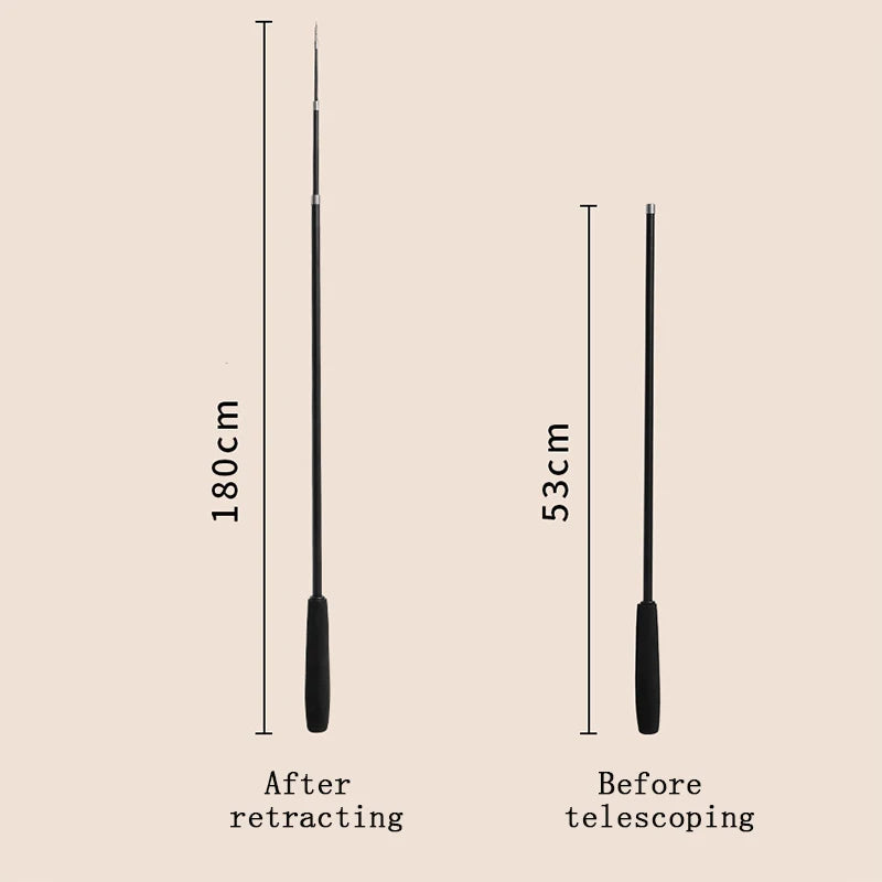 Extended telescopic cat stick 1.8m extra long fishing rod resistant to scratching feather cat toys to relieve boredom
