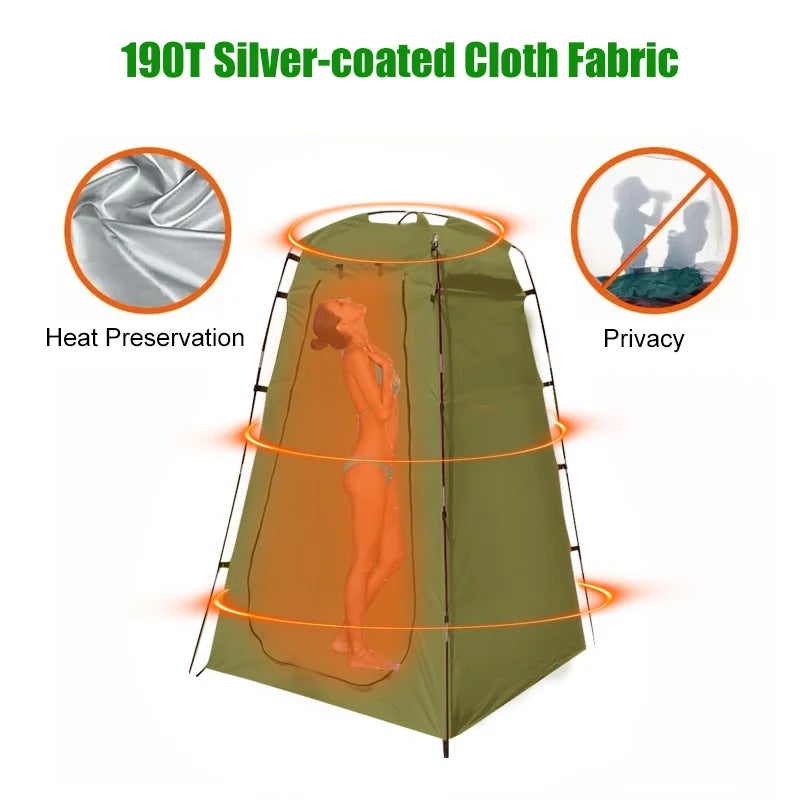 Portable Shower Tent | Waterproof Privacy Changing Room for Camping