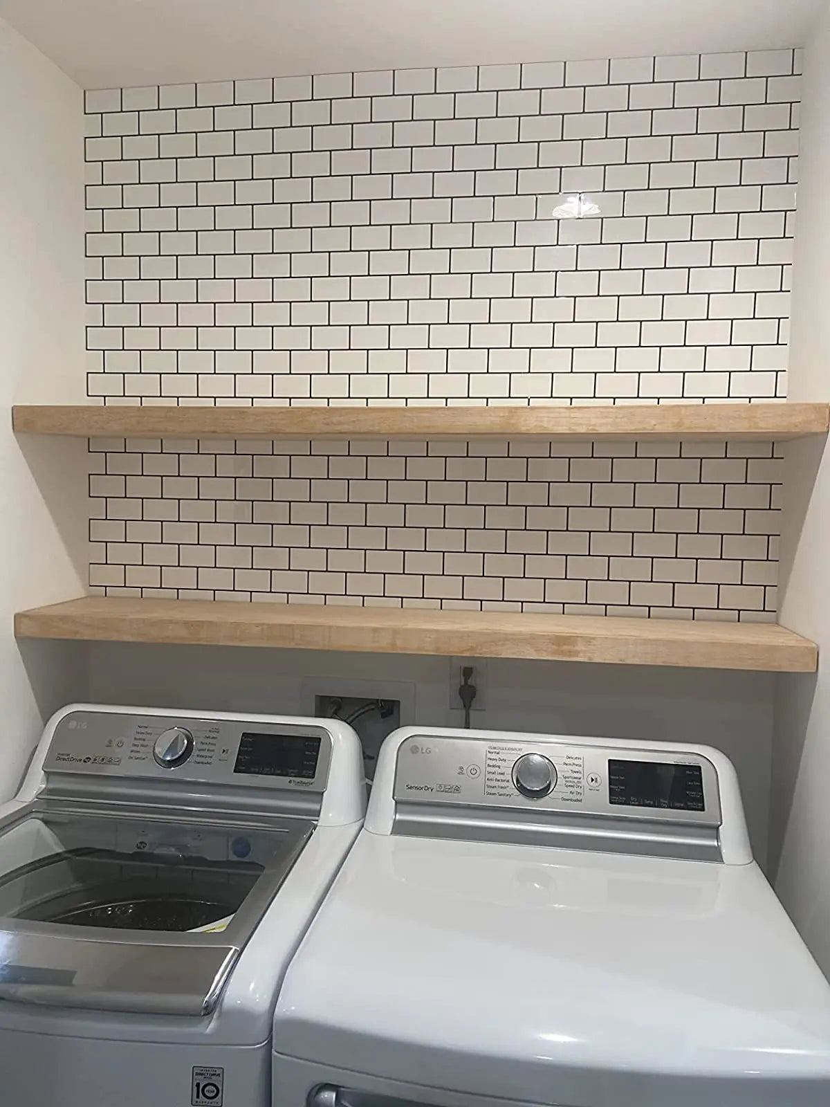 Subway Wall Stickers Peel and Stick 3D Brick Vinyl Wallpaper 10 Sheets