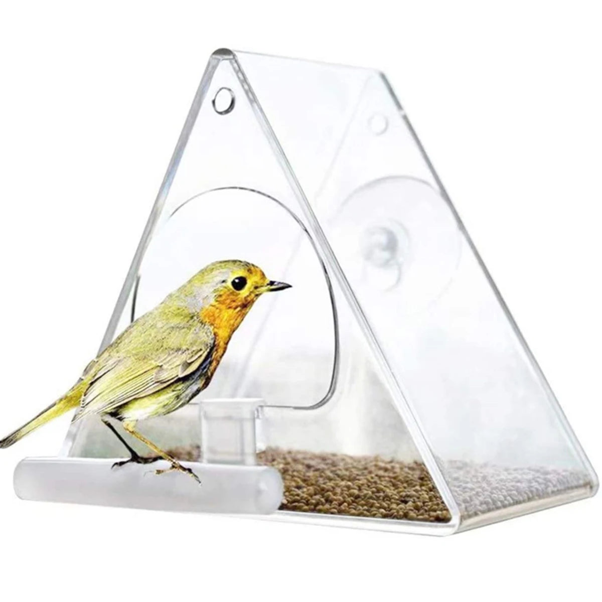 Bird Feeder Foot Feeding Tool Outdoor Bird Feeder Hanging Nut Feeding Multiple Hole Dispenser Holder Food Container