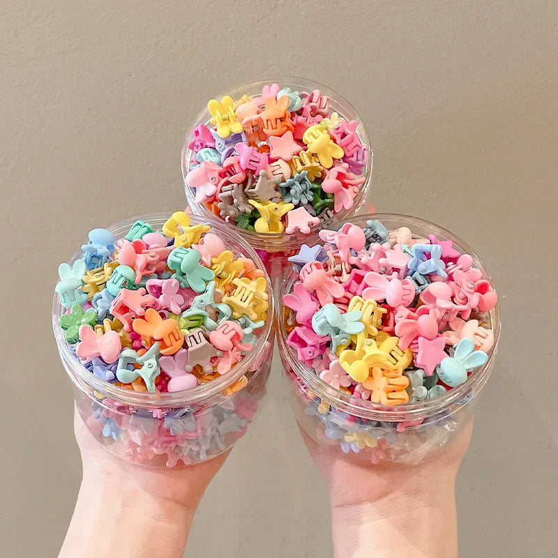 20Pcs Lot Girls Hair Accessories Mini Flower Hair Clips