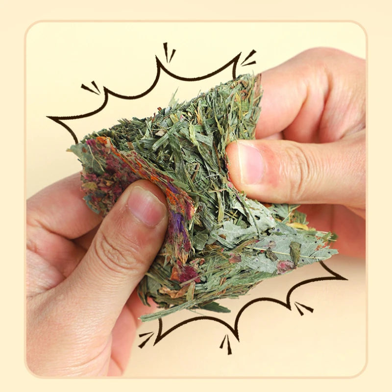 3/1pieces Rabbit Chew Toys Mixed Natural Flower Chew Toys Treats For Rabbits Bunny Chinchilla Guinea Pig Hamster Molar Snacks