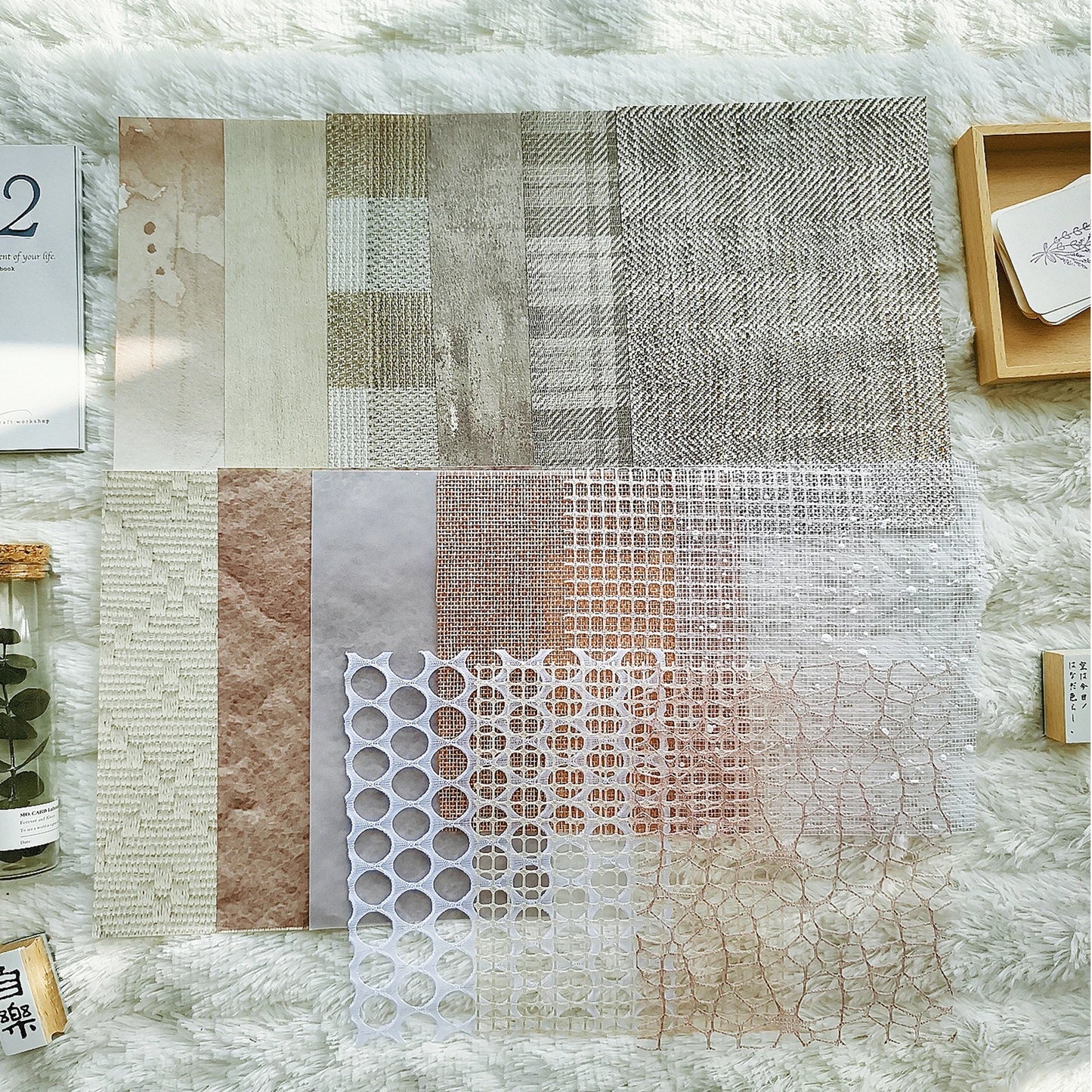 90PCS Vintage Mixed Scrapbooking Paper Collection for DIY Junk Journals Planners and Collages