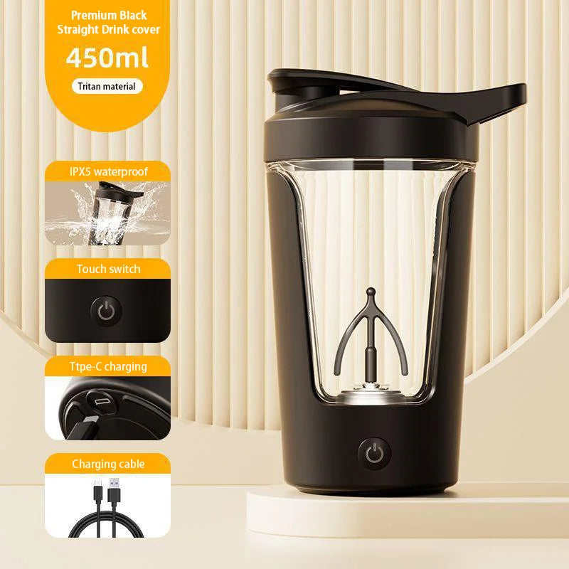 USB Shaker Cup β 450ml Rechargeable Electric Protein & Meal Replacement Mixer for Gym & Travel