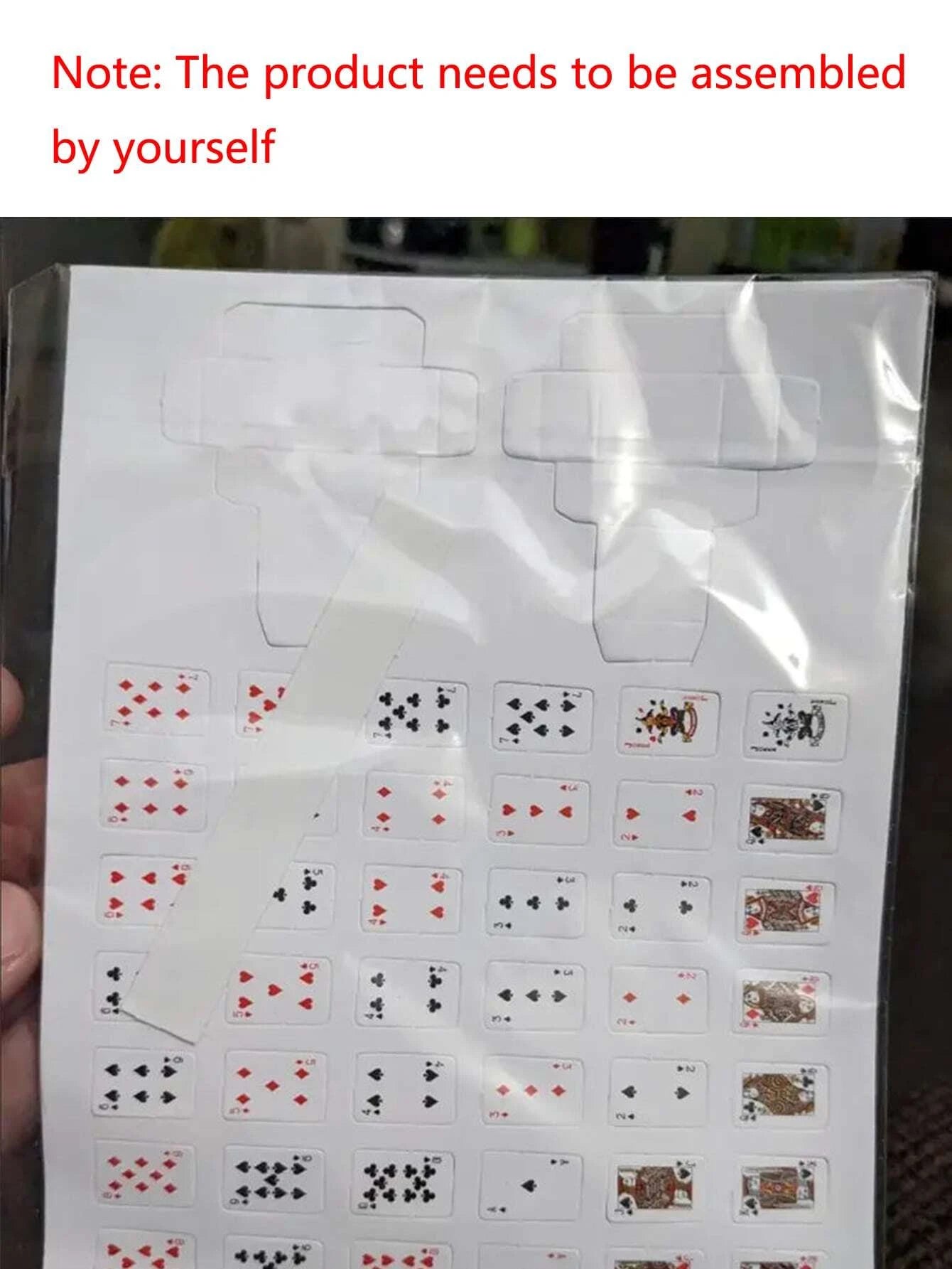 Black Gold Waterproof Plastic Playing Cards for Poker Games