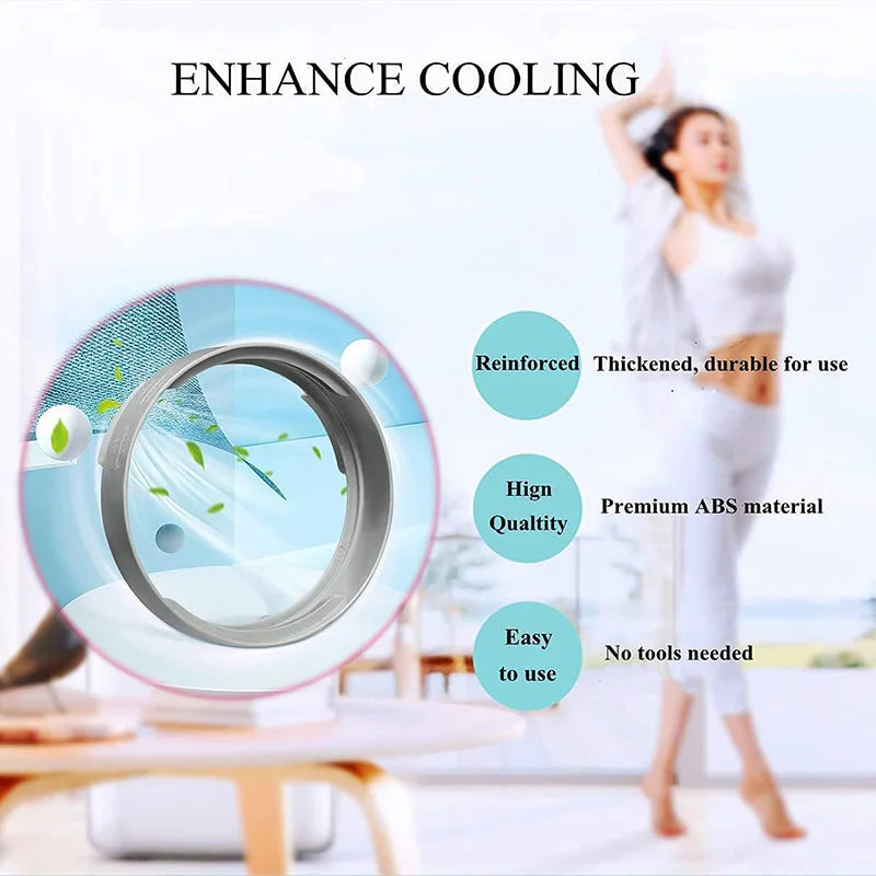 Conector de tubo de interfaz de conducto de escape de cuerpo de aire acondicionado de repuesto portátil de 150 mm Accesorio de aire acondicionado Adaptador de ventana