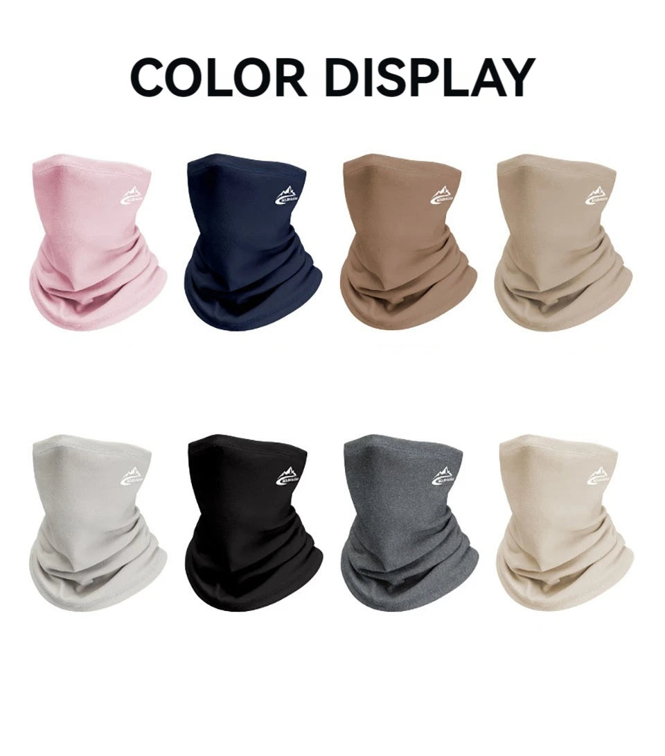 GTUBIKE Men Women Winter Sports Bandana Velvet Neck Warmer
