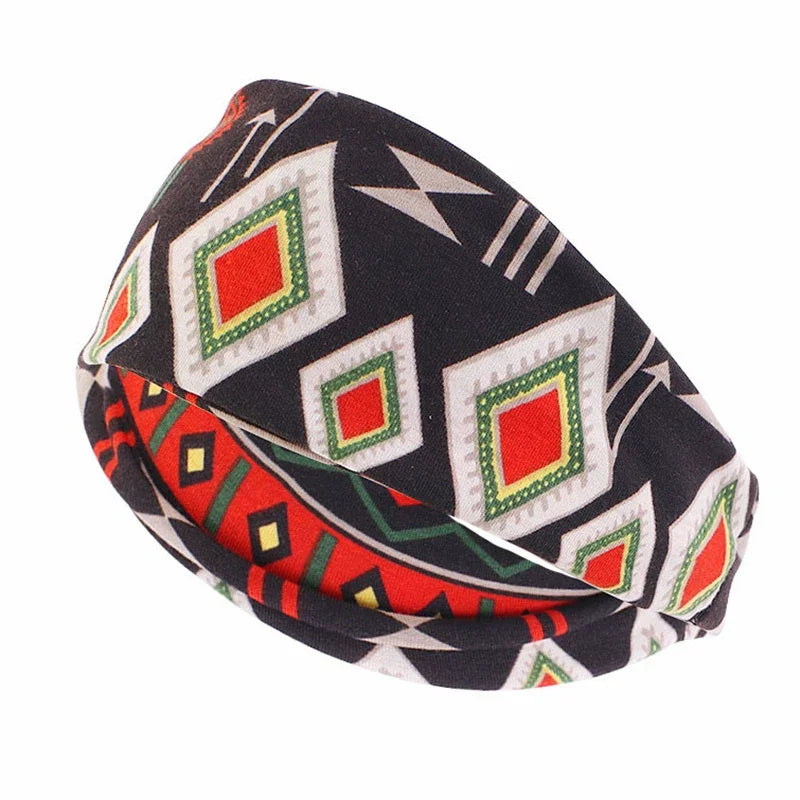 Headbands For Women Solid Color Elastic Wide Turban Headwrap Yoga Makeup Hair Accessories