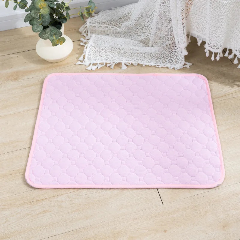 Reusable Absorbent Dog Pee Pad Blanket Washable Puppy Training Mat Comfortable Pet Bed Urine Mat for Car Seat and Home Use