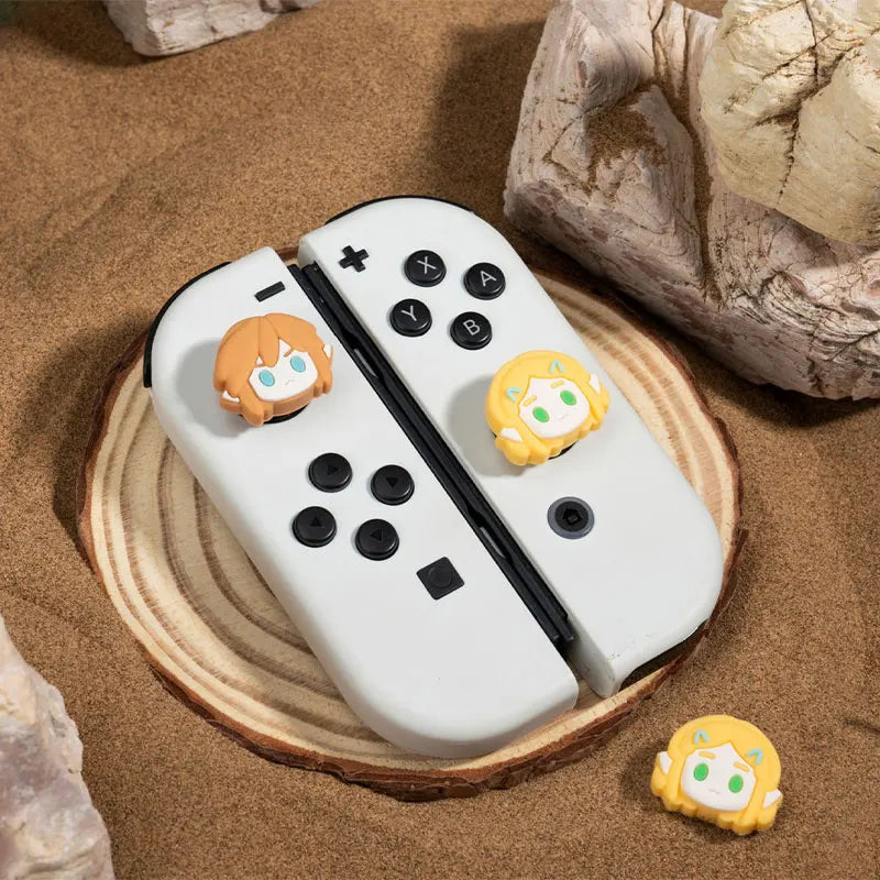 4pcs Cartoon Link Joystick Cover Grip Caps for Nintendo Switch