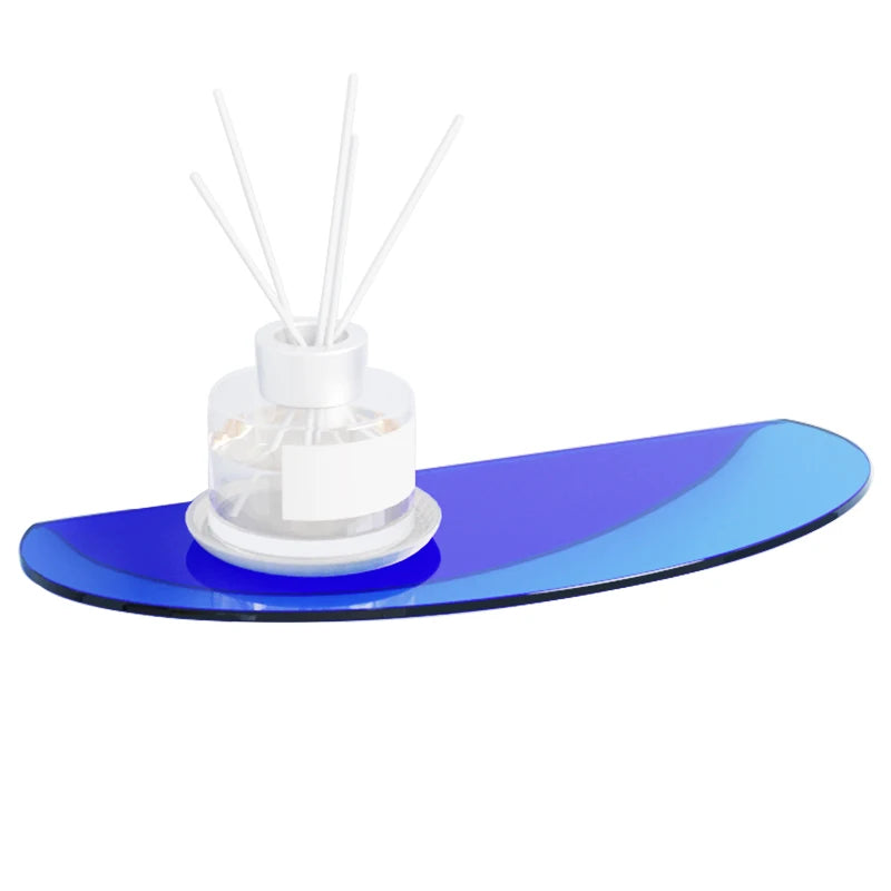 Colorful Acrylic Floating Shelf Invisible Storage Rack for Bathroom Kitchen Living Room