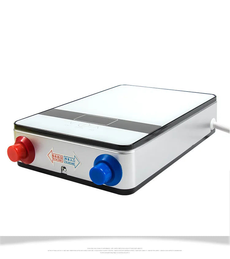 Calentador de agua caliente 6500w Calentador de agua instantáneo sin tanque Termostato Calentador de inducción Calentadores eléctricos táctiles inteligentes Ducha automática