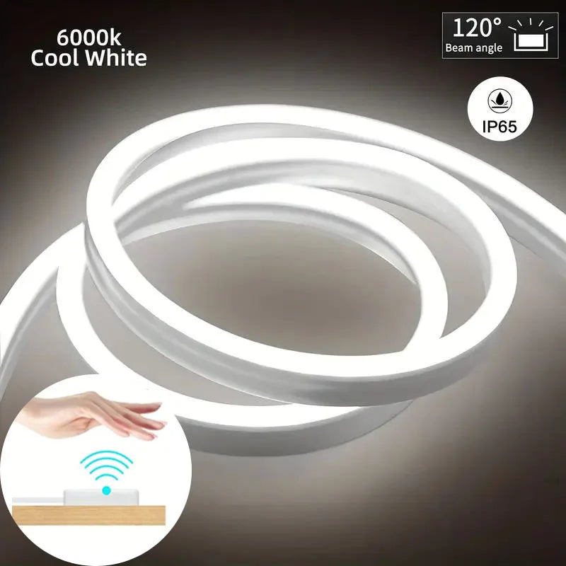 LED Neon Lights Strip Dimmable Waterproof USB Powered Motion Sensor Hand Scan Switch for Home Party DIY Neon Sign