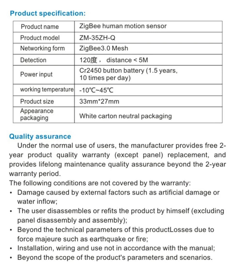 Sensor de movimiento humano Tuya Zigbee Smart Home Mini sensor de movimiento PIR Detector infrarrojo Seguridad Smart Life Funciona con Alexa Gateway