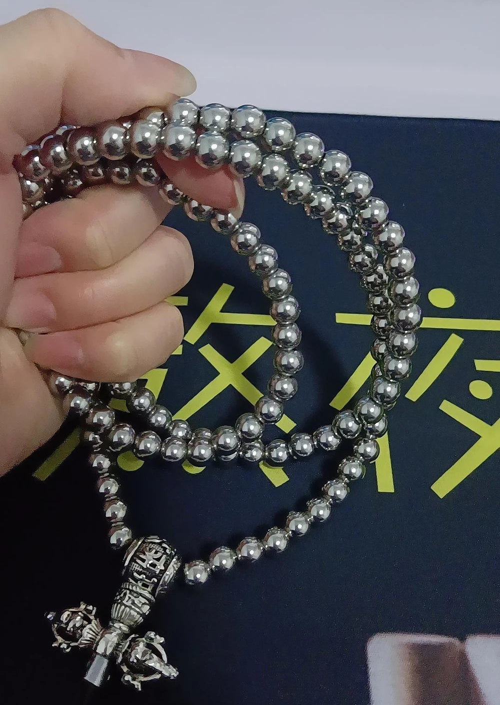 Prayer EDC Self Defense Necklace Bracelet with Buddha Beads