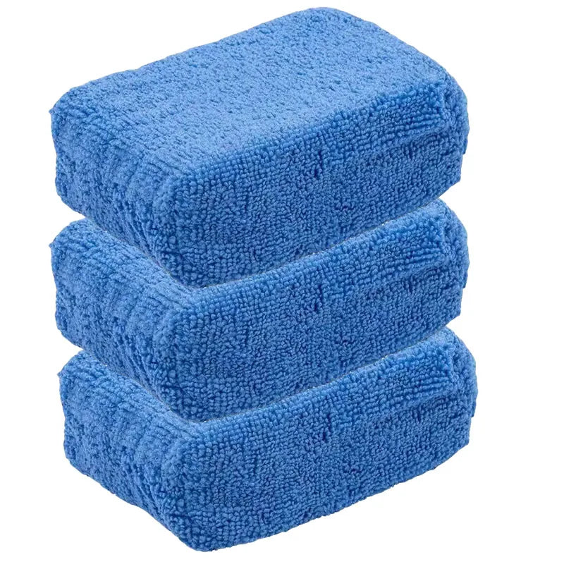Car Wax Applicator Pads Set of 20 Microfiber Polishing Sponges Soft Foam for Auto Detailing and Paint Care
